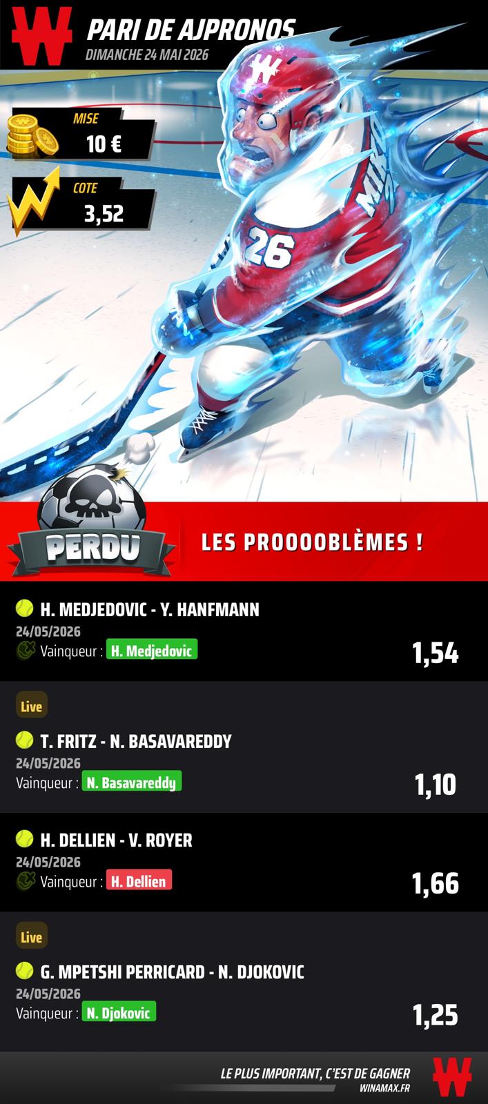 Prono du 28 mai