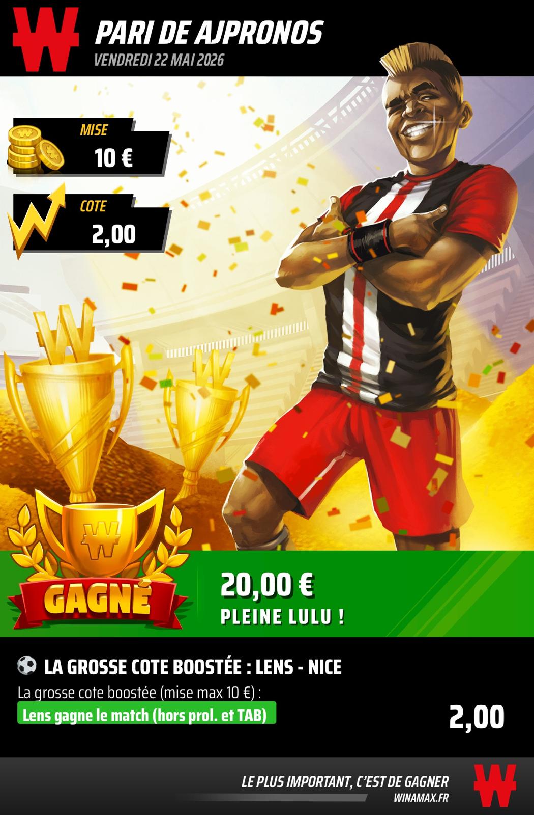 Prono du 11 mai